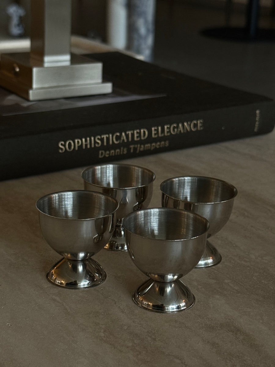 Eggeglass 4 pk stål