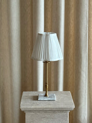 Lampefot messing/marmor