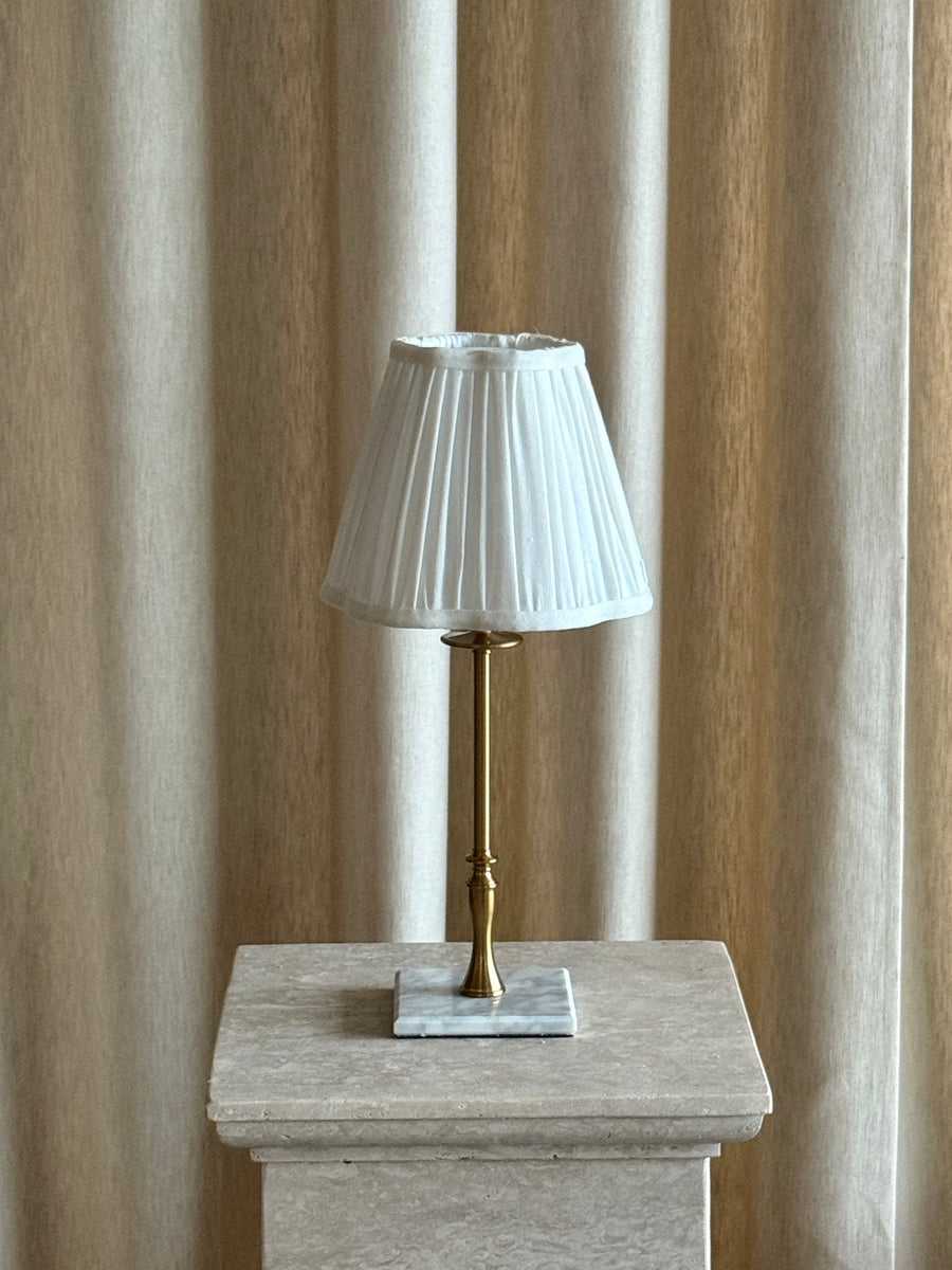 Lampefot messing/marmor