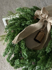 Krans med sløyfe/bjelle