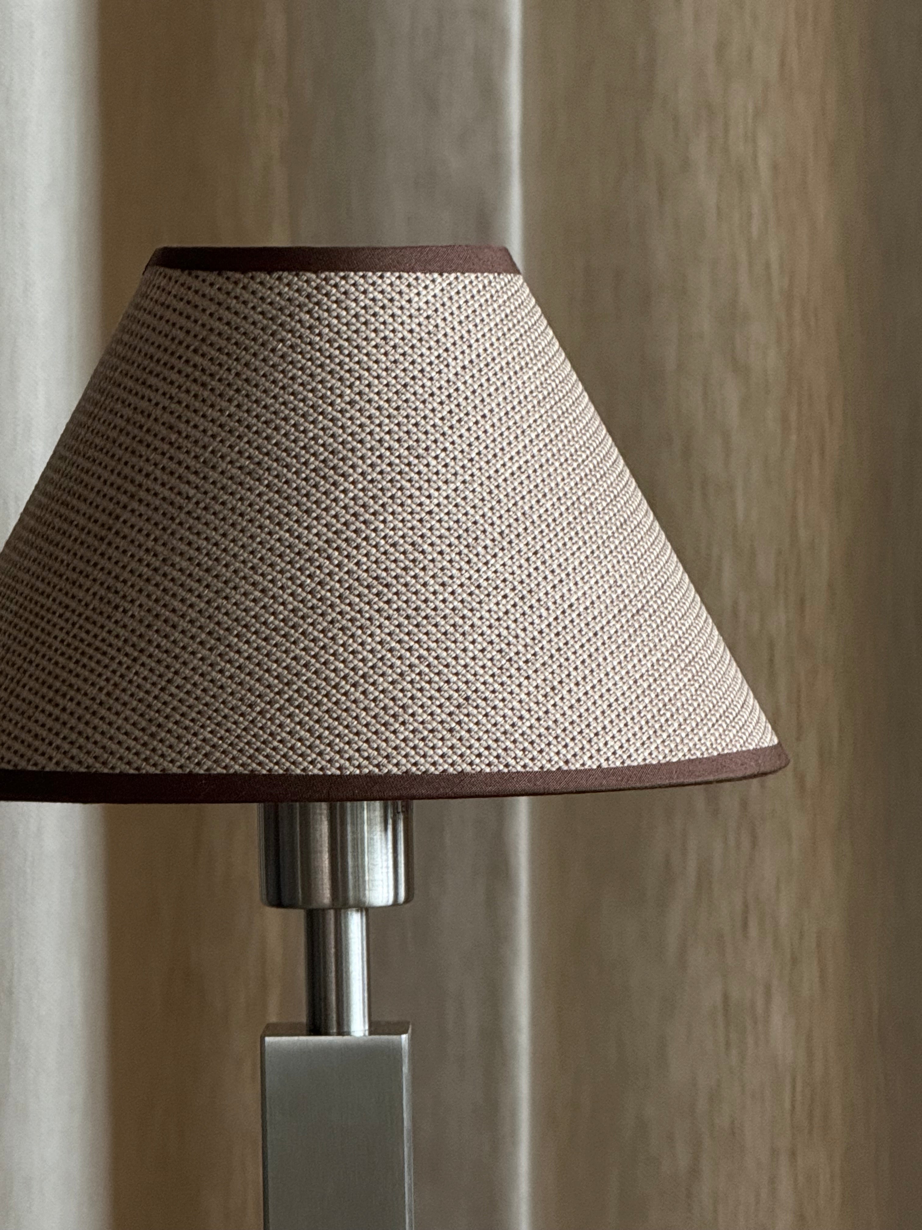 Lampeskjerm beige/brun