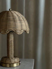 Rattan wave - forhåndsbestilling trådløs lampe