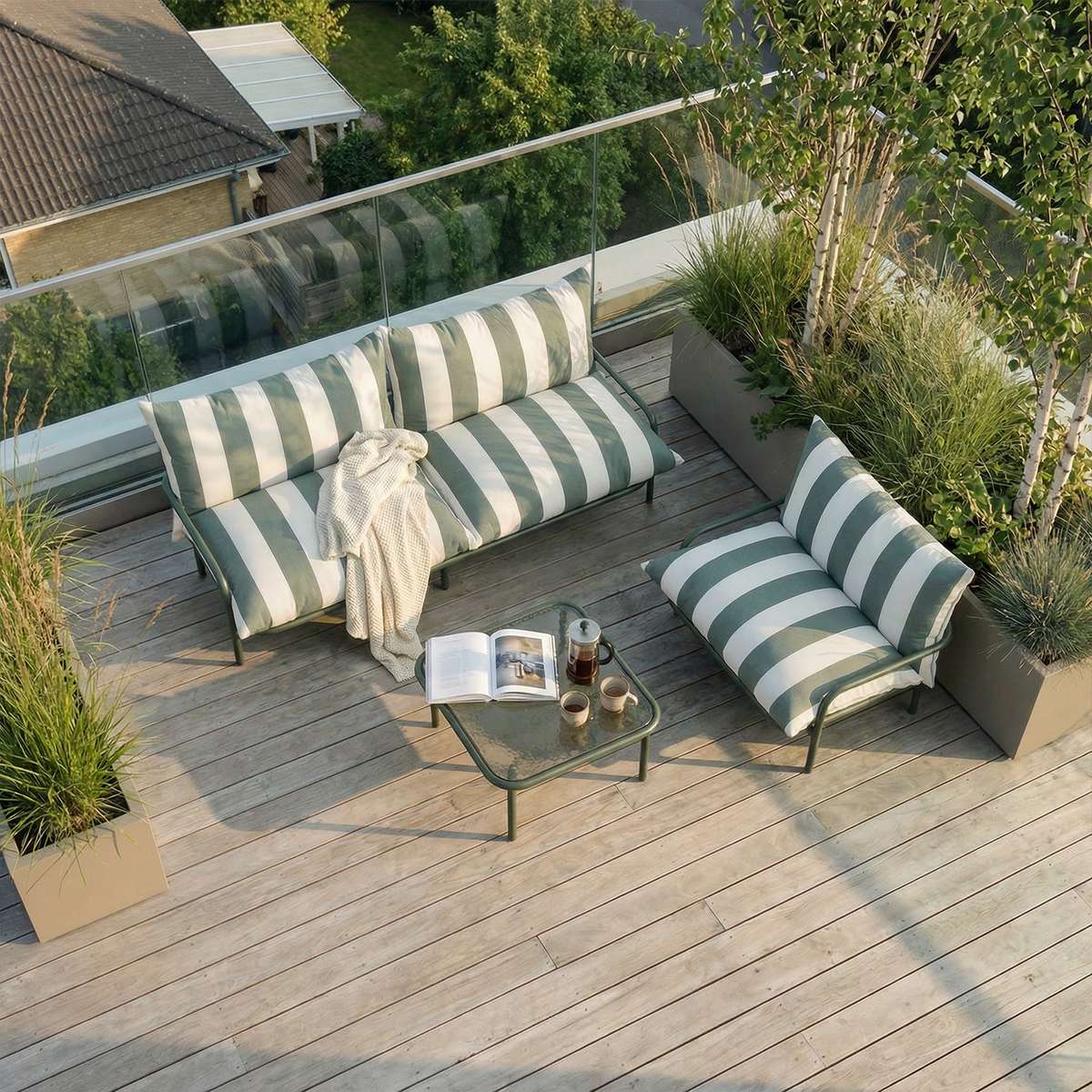 Mollis hagesofa Olive