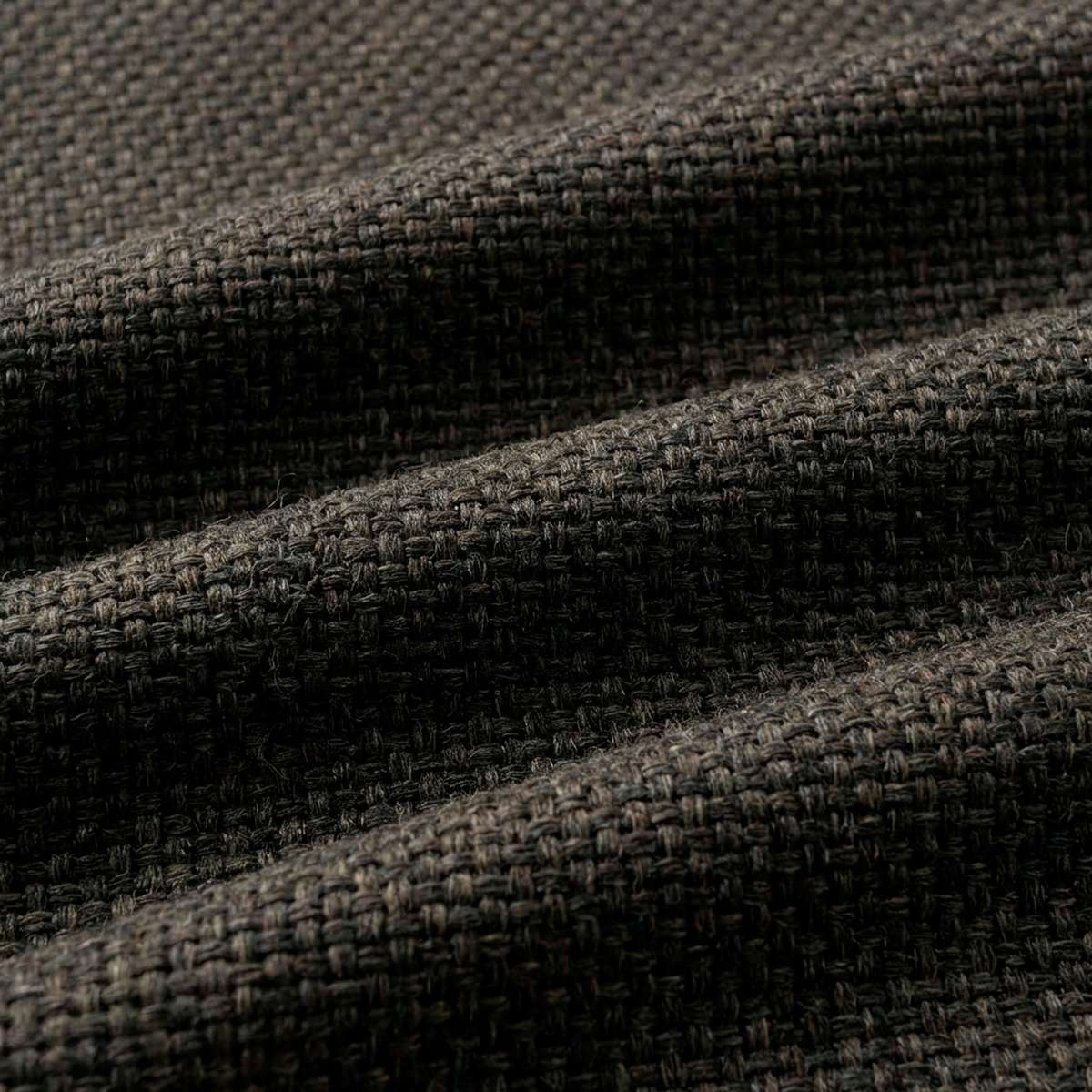 Soft 3 seter noir sett ovenfra – jevn noir tekstur og romslig sittedybde uten synlig ramme
