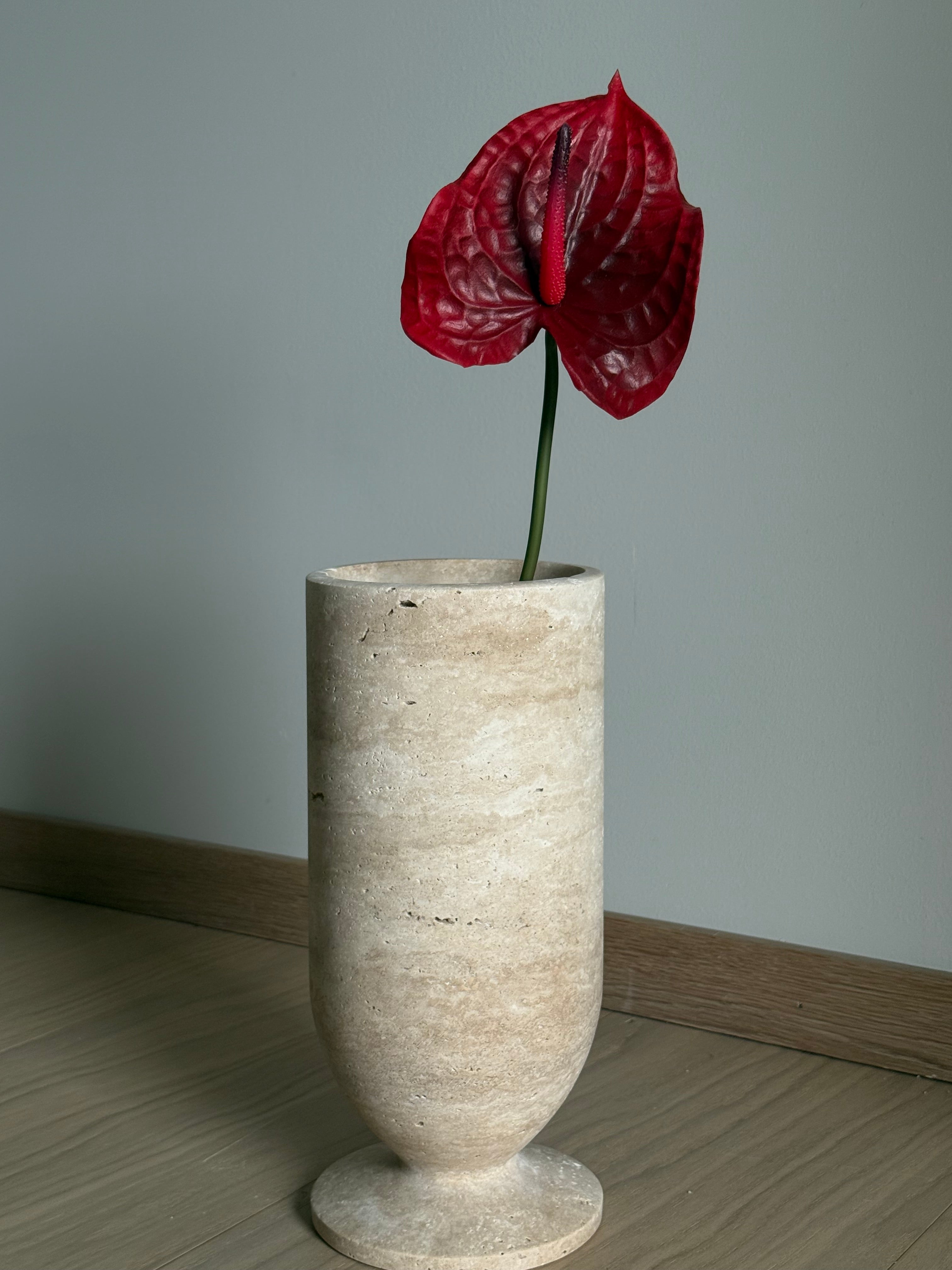 Anthurium mørk rød