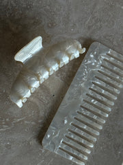 Hårklype + kam krem