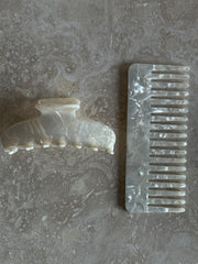 Hårklype + kam krem