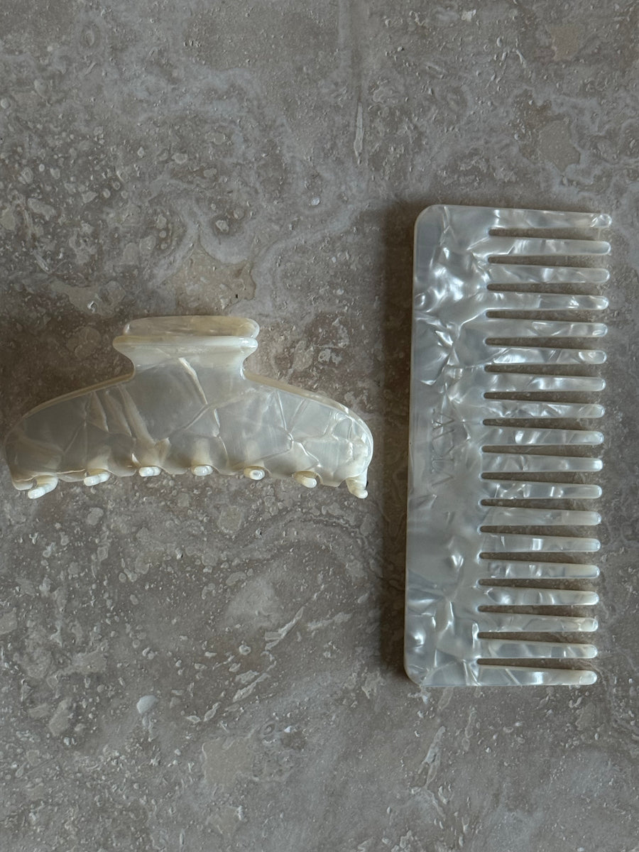 Hårklype + kam krem