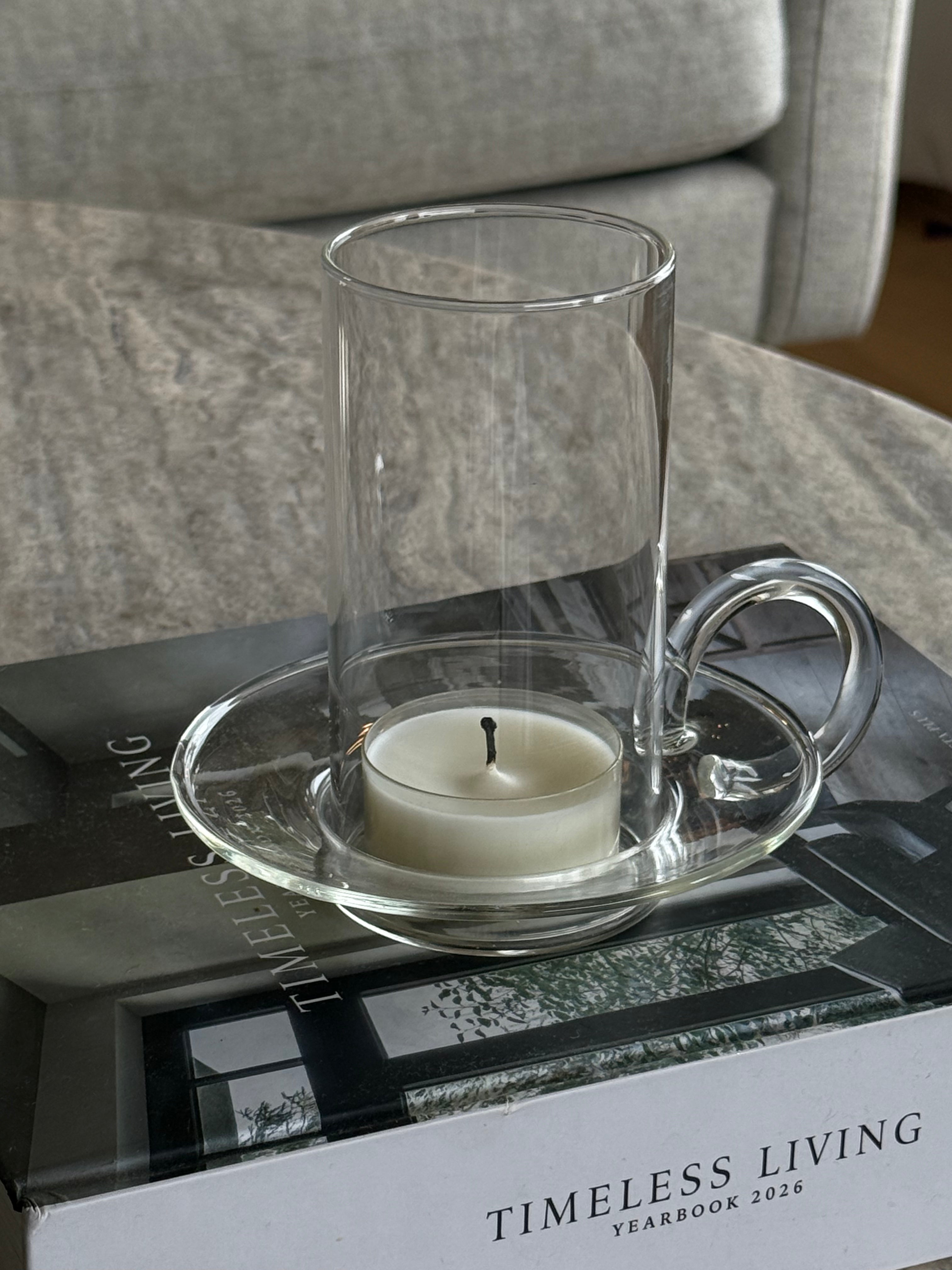 Telysholder glass