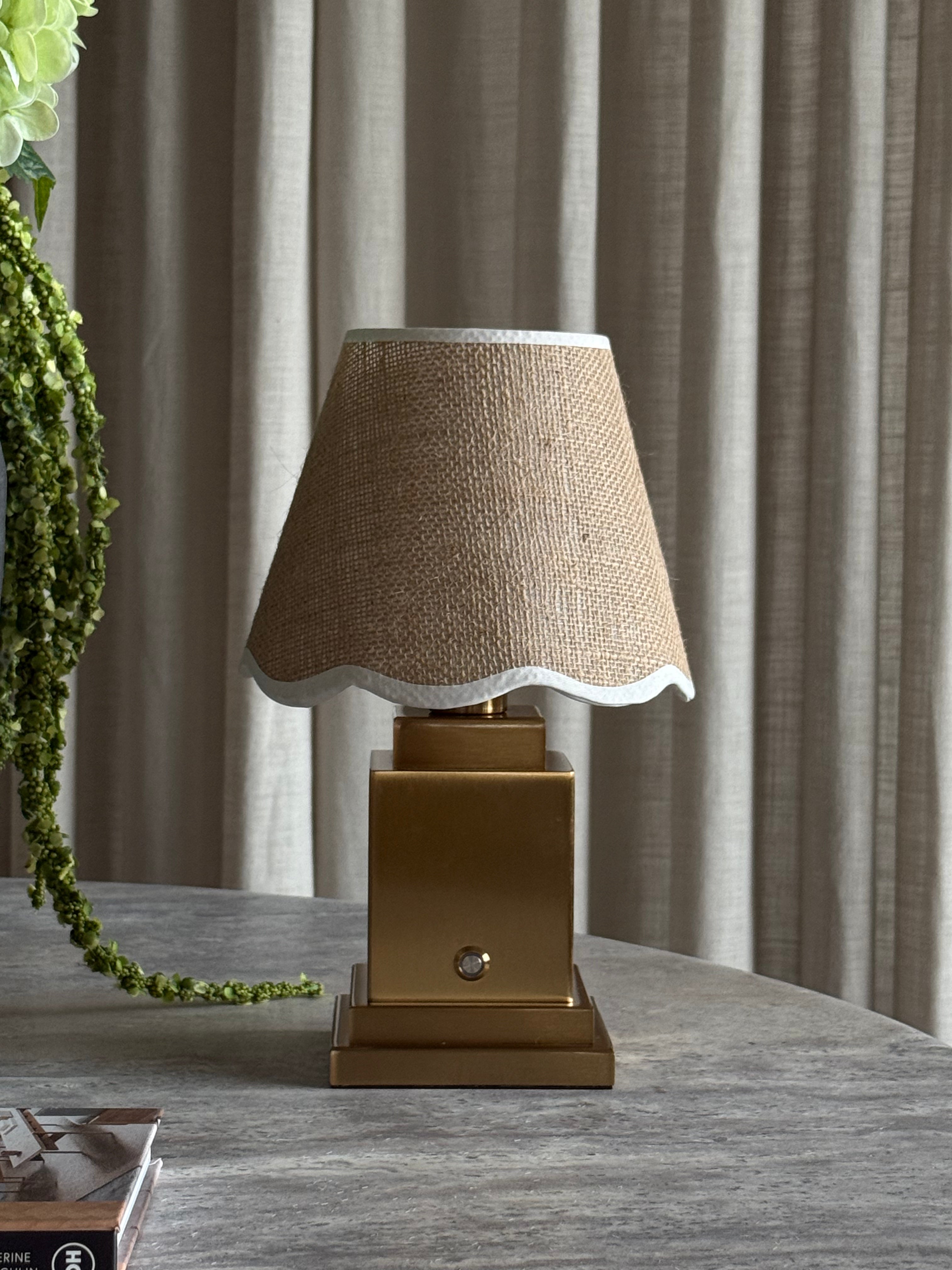 Lampefot messing lav