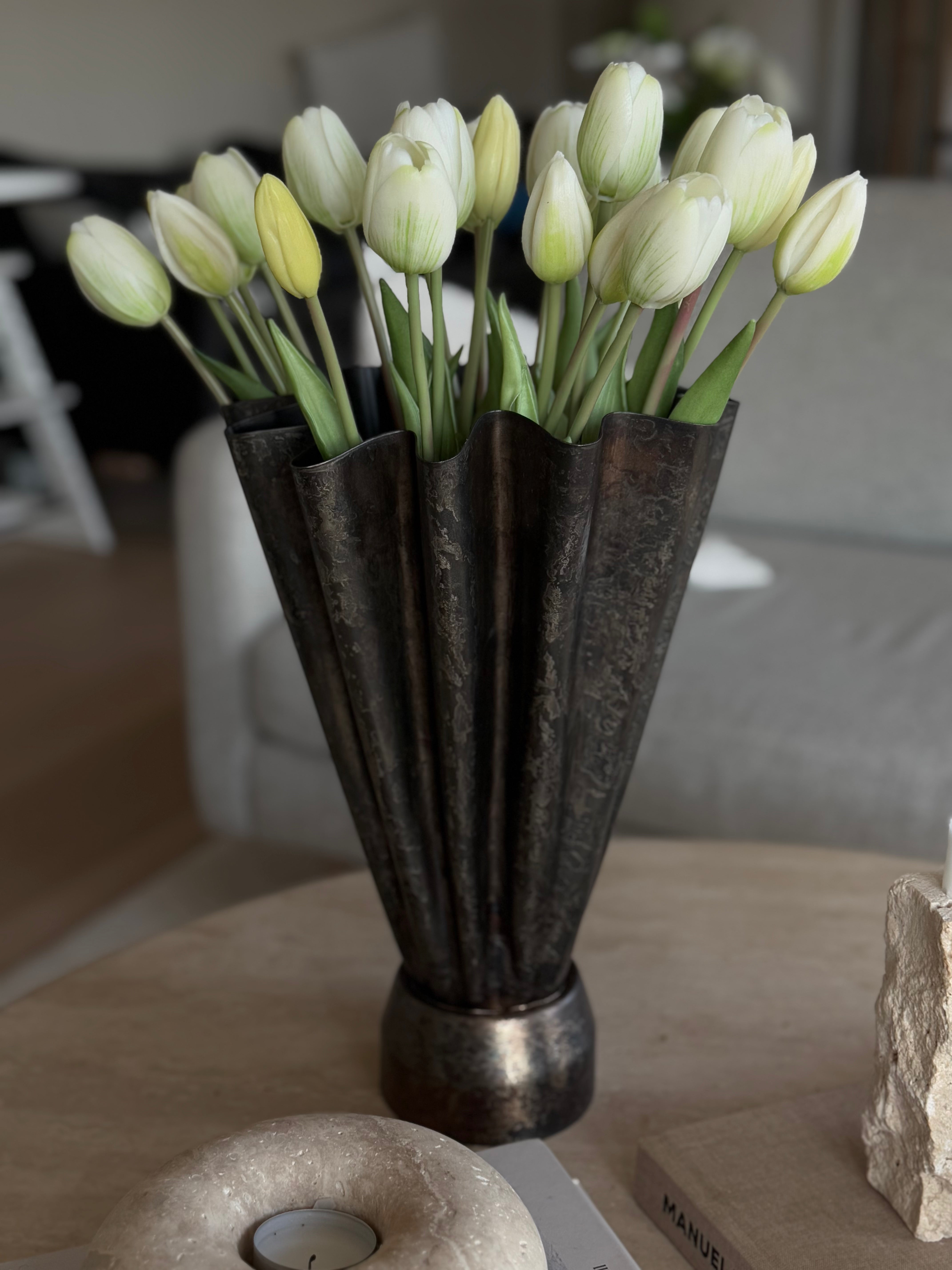 Tulipanbukett hvit 20 stk