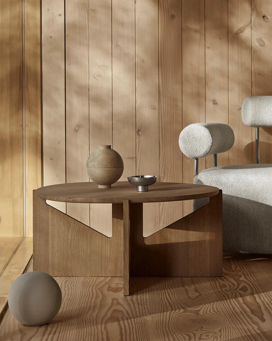 Simple sofabord eik stor