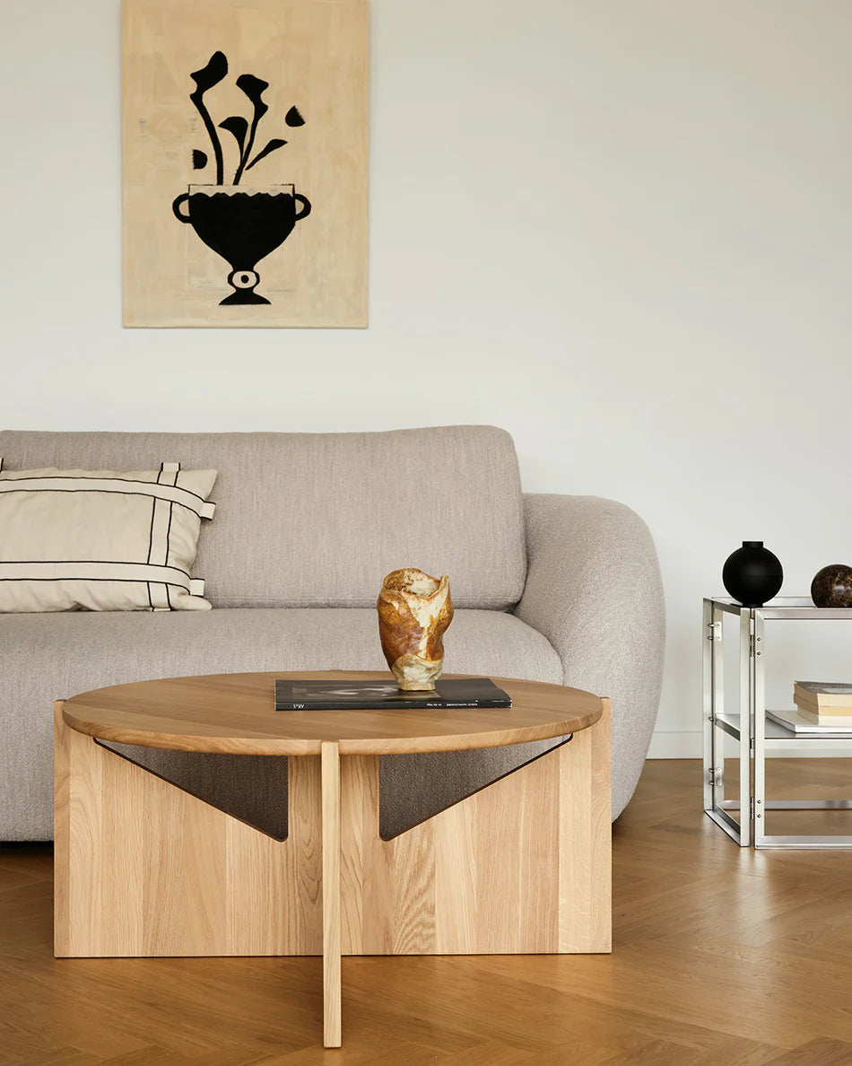 Simple sofabord eik stor