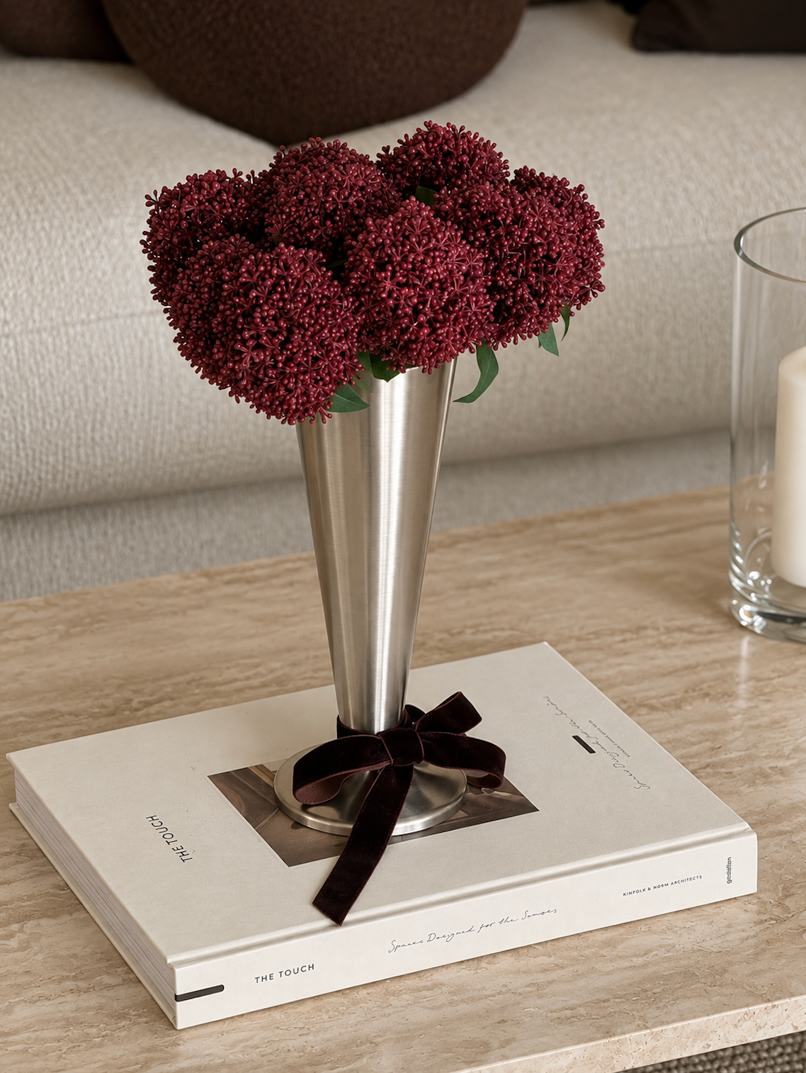 3 skimmia bordeaux