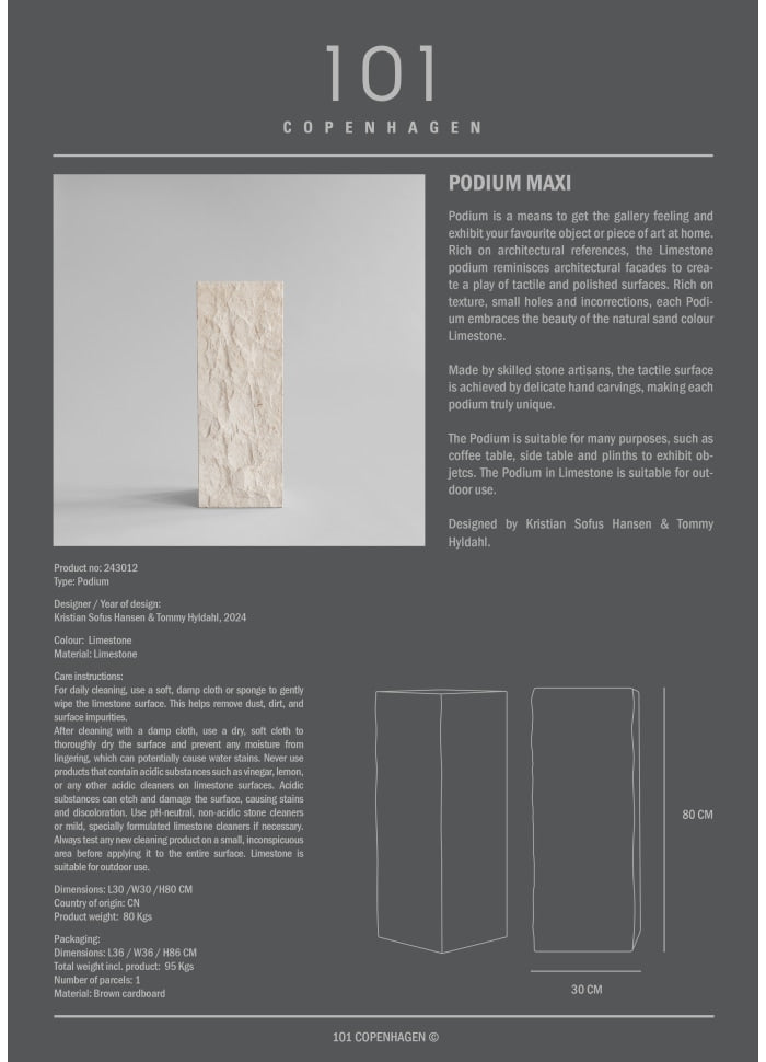 Temple pidestall sandsten