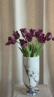 Tulipan premiumbukett burgunder