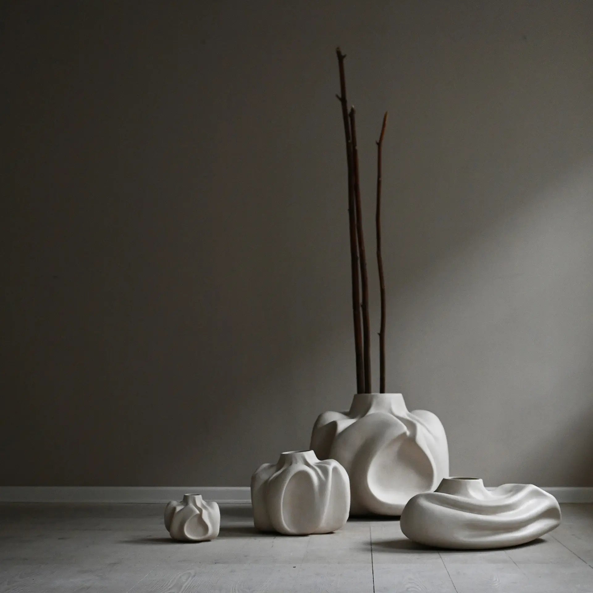 Wabi vase beige mini